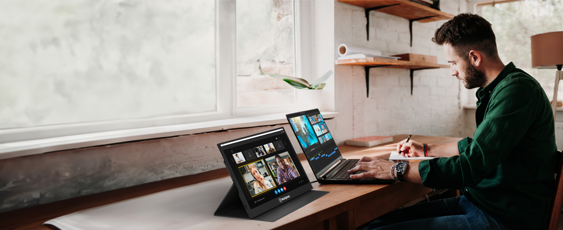 The Perfect Travel Companion for Your Laptop! Westinghouse Portable Monitor