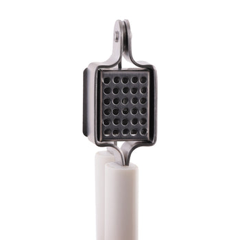 K - Stainless Steel Garlic Press (White)