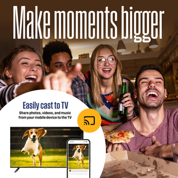 65″ Edgeless QLED 4K UHD Roku TV with Voice Remote