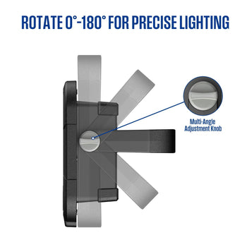 3000-Lumen Portable Rechargeable LED Work Light