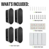 Solar Fence Light, 4 Pack