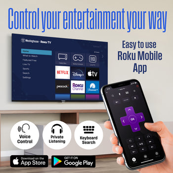 75″ Edgeless 4K UHD Roku TV