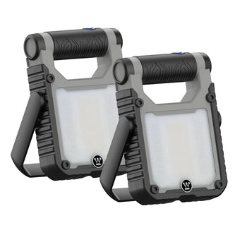 1000-Lumen Rechargeable LED Work Light, 2 Pack