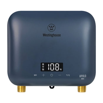 8KW Mini Electric Tankless Water Heater, Deep Blue