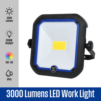 3000-Lumen Corded LED Work Light