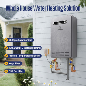 Apolo Performance Tankless Outdoor Natural Gas Water Heater 180,000 BTU