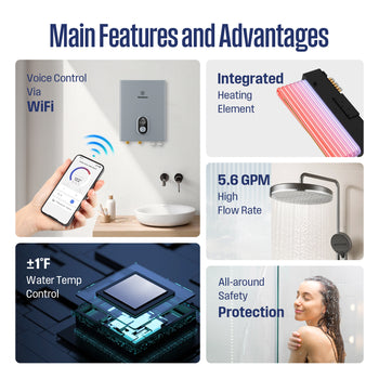24KW Electric Tankless Water Heater