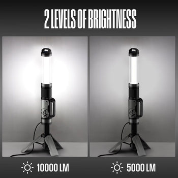 Corded 10000 Lumen LED Tripod Work Light With 360° Illumination