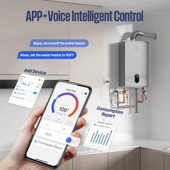 Apolo Performance Tankless Indoor Propane Water Heater 180,000 BTU