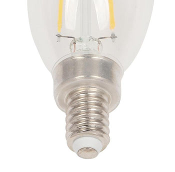 3.3W B11 Filament LED Dimmable Clear 2700K E12 (Candelabra) Base, 120 Volt, Box