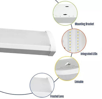 4000 Lumen LED Wrap Light Set, 2 Pack