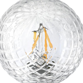 5.5W G25 Cut Glass Filament LED Dimmable Clear 3000K E26 (Medium) Base, 120 Volt, Box