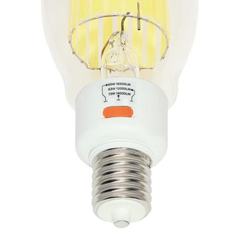 63/73/85 Wattage Selectable ED37 Filament LED 5000K EX39 (Extended Mogul) Base 120-277 Volt, Box