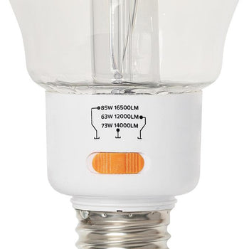 63/73/85 Wattage Selectable ED37 Filament LED 5000K EX39 (Extended Mogul) Base 120-277 Volt, Box