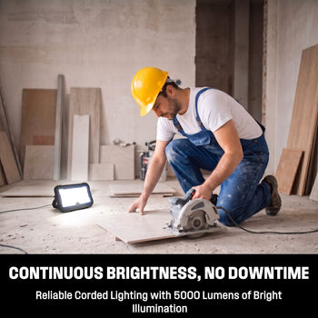 5000-Lumen Corded COB LED Work Light