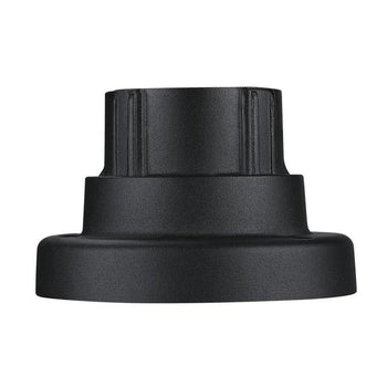 Pedestal Mount for Post-Top Fixture, Textured Black Finish