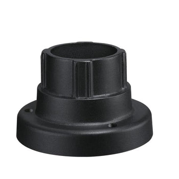 Pedestal Mount for Post-Top Fixture, Textured Black Finish