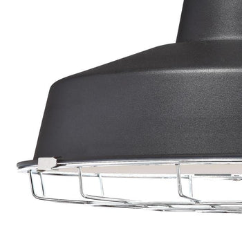 Academy Dimmable LED Wall Fixture, Textured Black Finish