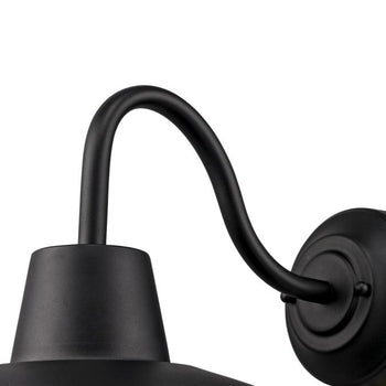 Academy Dimmable LED Wall Fixture, Textured Black Finish