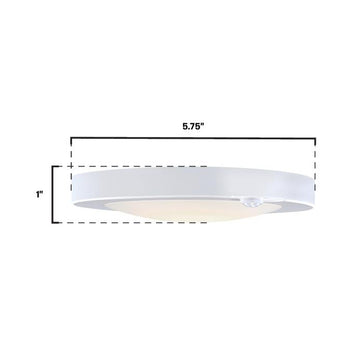 6 inch, 7 Watt LED Indoor/Outdoor Flush Mount Ceiling Fixture