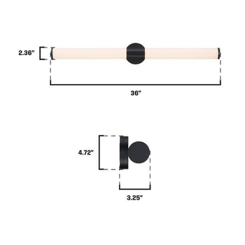 Clarksboro One-Light, 35-Watt LED Indoor Wall Fixture