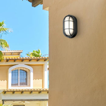 9 Inch, 6-Watt Dimmable LED Outdoor Wall Fixture