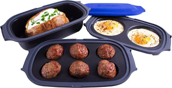 Microwavable Home Kitchen Appliances 3 Piece Set