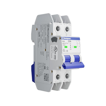 6A 2 Pole Miniature Circuit Breaker C Curve