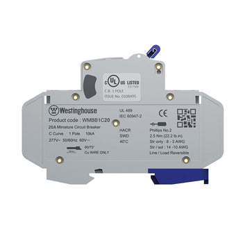 20A Single Pole Miniature Circuit Breaker