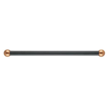 Ladder Rest, Black Finish with Brass Accents