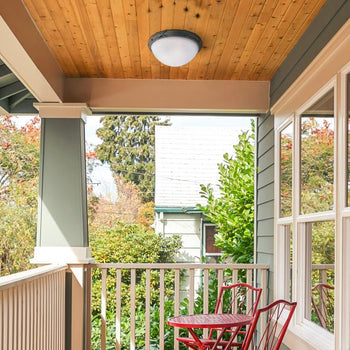 Claremont Two-Light Outdoor Flush Fixture