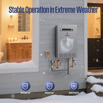Apolo Performance Tankless Outdoor Natural Gas Water Heater 180,000 BTU