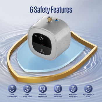 8 Gallon Electric Mini Tank Water Heater