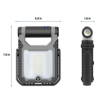 1000-Lumen Rechargeable LED Work Light, 2 Pack