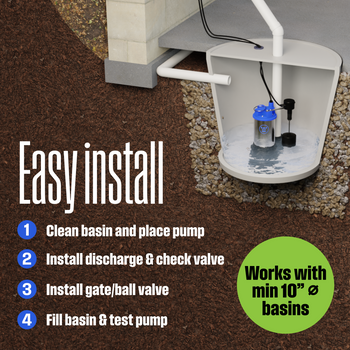 3/4 HP Submersible Sump Pump