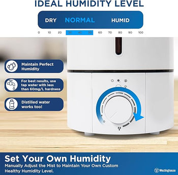 Cool Mist Ultrasonic Humidifier 3L Bottom Fill