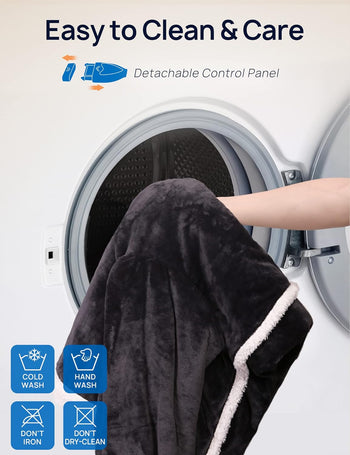 Wearable Heated Throw with Sleeves 70