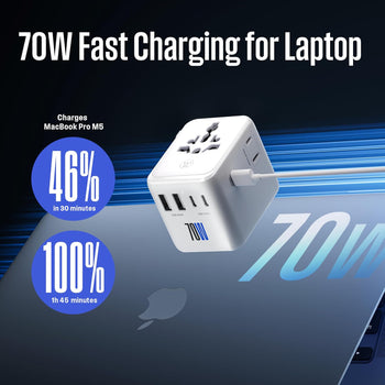WGo 70W PD Universal Travel Adapter
