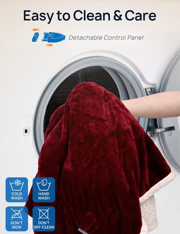 Wearable Heated Hoodie Blanket 60