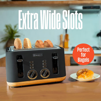 Scandinavian Design 4 Slice Toaster