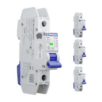 20A 1 Pole Miniature Circuit Breaker C Curve (Pack of 3)