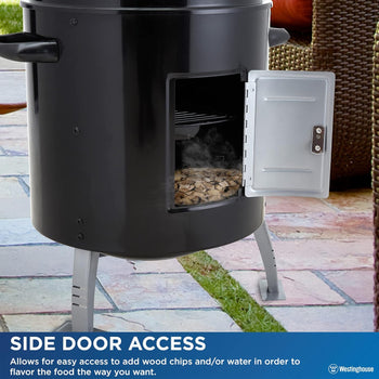 Portable 16-Inch Char Broil Steel Smoker