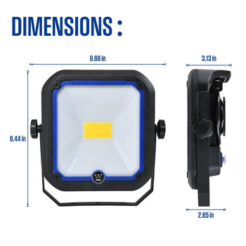 3000-Lumen Corded LED Work Light