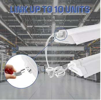 6000 Lumen LED Shop Light with Frosted Lens