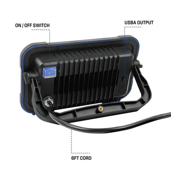 5000-Lumen Corded COB LED Work Light