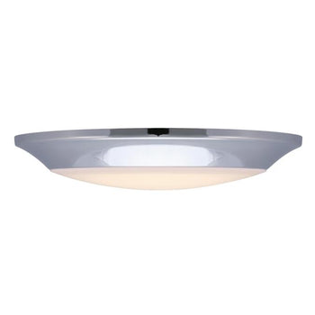 7.5-Inch Makira 16W Dimmable LED Flush, Chrome Finish