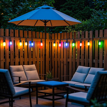 24 Bulb Color Changing String Light 48 Ft