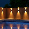 Solar Fence Light, 4 Pack