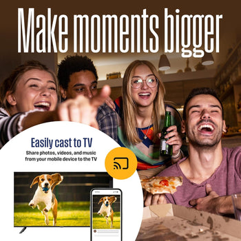 50″ Edgeless QLED 4K UHD Roku TV with Voice Remote