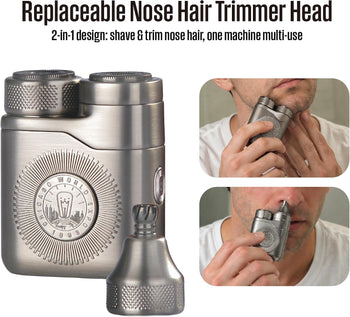 Men’s Portable Rotary Electric Shaver
